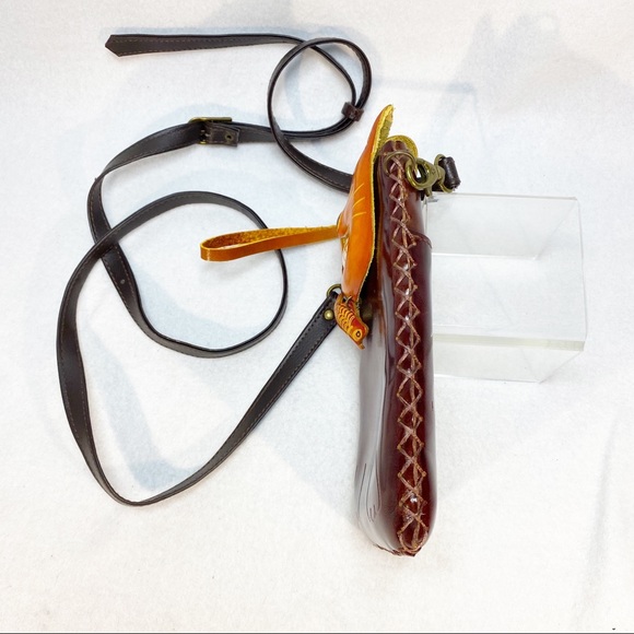 NOVELTY GRINNING KITTY W/ FISH CROSS-BODY CELLPHONE HOLDER WALLET 8x4.5” - Picture 14 of 16